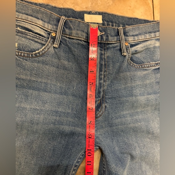 NWOT MOTHER The Flirt Fray Jeans in Cold Feet Women’s 30 - Picture 16 of 16